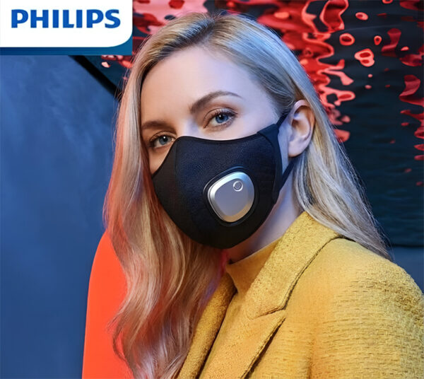 Philips Fresh Air Mask Series 6000 ACM066 + Filter N95 Original Smart Mouth Guard and Nose Protection with Fresh Air Circulation Blaise Professional With Electric Fan Face Mask For Adults - Image 6