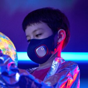 Philips Fresh Air Mask For Kids + Filter N95 Series 3000 Original Smart Mouth Guard And Nose Protection With Electric Fan Face Mask For Children (ACM033)